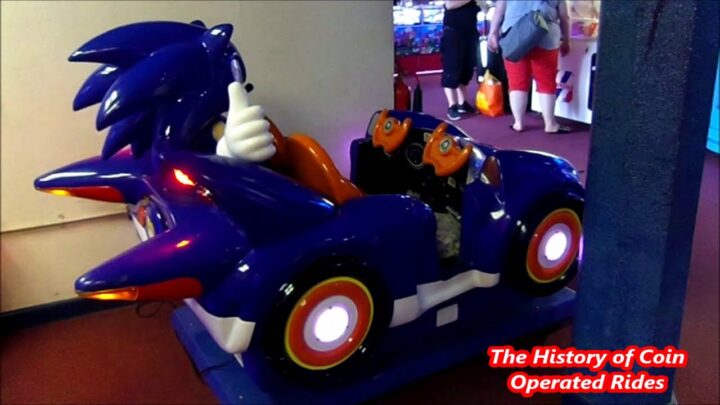 2010s Coin Operated Car Kiddie Ride – Sonic the Hedgehog