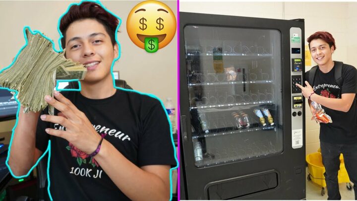 Collecting Money From My 6 Vending Machines!!