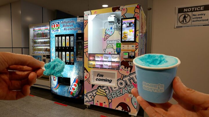 Ice Cream Vacuum Vending Machine