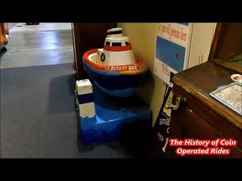 1970s JM Kiddie Rides Coin Operated Tug Boat Kiddie Ride – Little Duke
