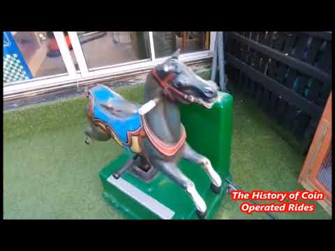 1970s Coin operated Horse Kiddie Ride – Traditional Horse