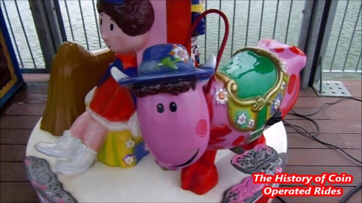 1990s Coin Operated Carousel Kiddie Ride – The Magic Roundabout