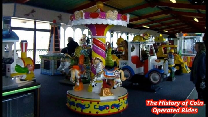2010s Coin Operated Roundabout Kiddie Ride – Horse Carousel