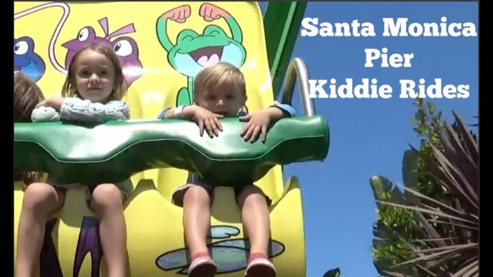 Kiddie Rides on the Santa Monica Pier!