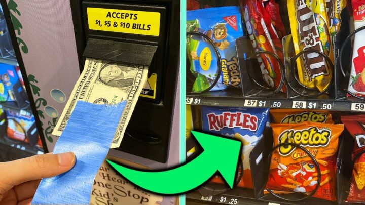 WILL TAPE ON A DOLLAR HACK WORK AT THE VENDING MACHINE??