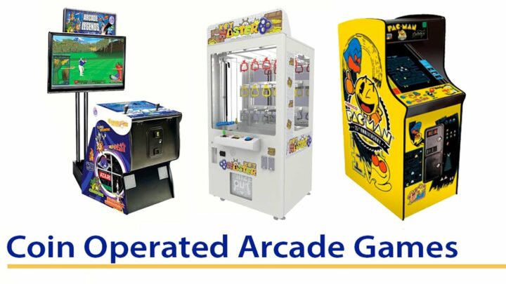 Coin Operated Arcade Games – Classic Upright Coin Operated Arcade Games