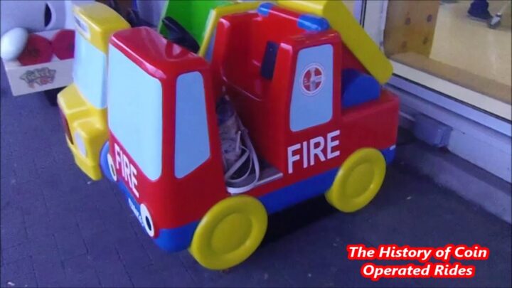 2010s Coin Operated Fire Engine Kiddie Ride – Jollytown Fire Engine