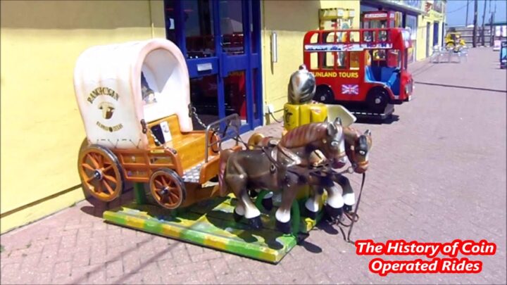 1990s Coin Operated Chuck Wagon Kiddie Ride – Ranch Cogan