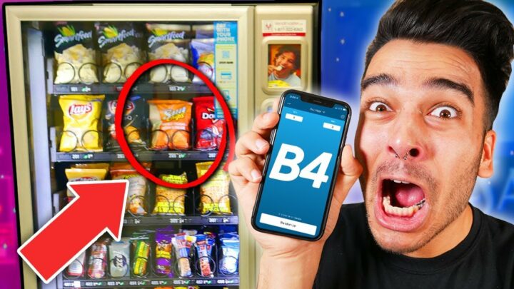 We Only Ate From VENDING MACHINES And it Was 100% RANDOM! *24 Hour Impossible FOOD CHALLENGE*