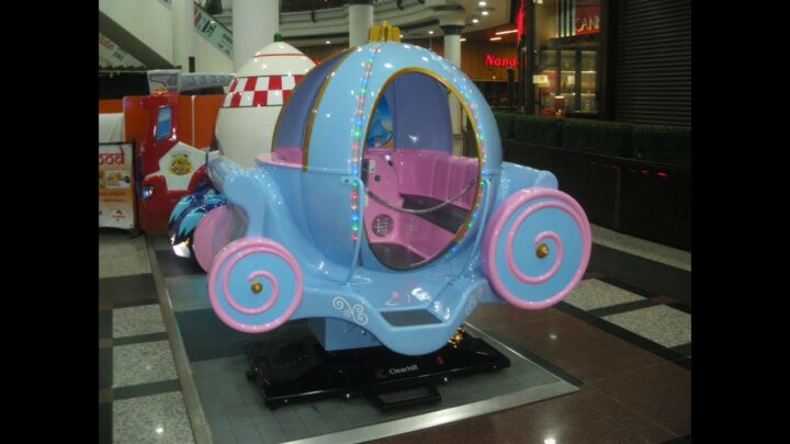 2000s Coin Operated Carriage Kiddie Ride – Princess Dream