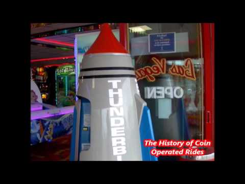 1990s Coin Operated Rocket Kiddie Ride – Thunderbirds 1