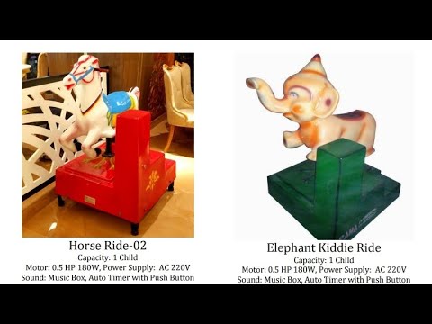 Kiddie Ride Catalog | Baby Train | Horse Ride | Mini Carousel | Plane | Helicopter | Mini Park Ride