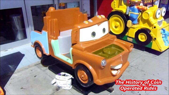 2010s Coin Operated Tow Truck Kiddie Ride – Disney Cars Mater