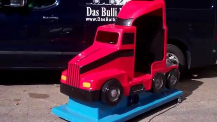Coin Operated Big Rig Kenworth Tractor Kiddie Ride