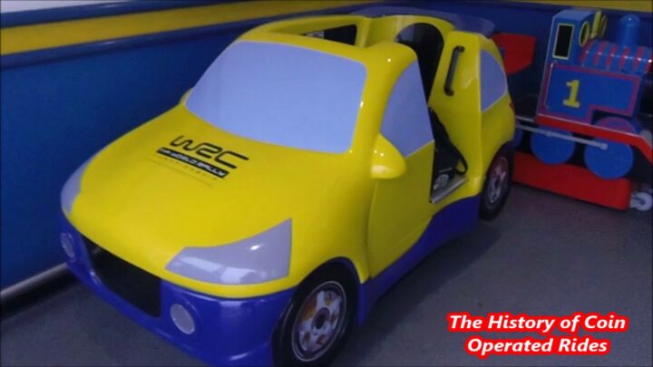 2000s Coin Operated Car Kiddie Ride – WRC Rally Car