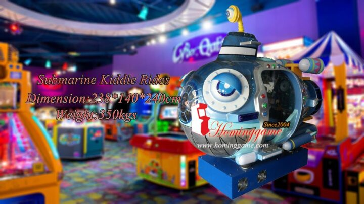 HomingGame Submarine Coin Operated Kiddie Ride Game Equipment|kiddie Sub Arcade Rides